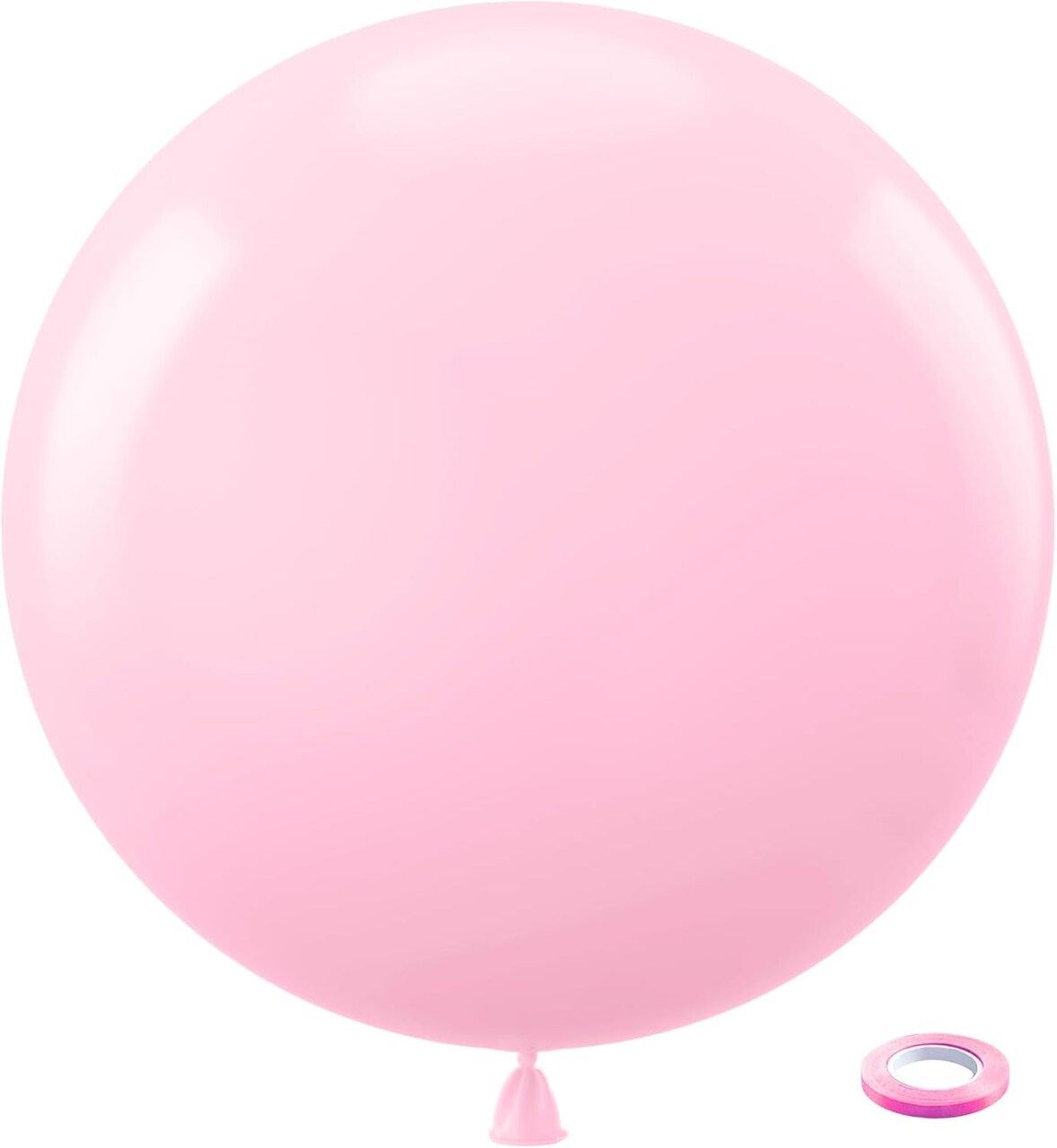 Pastel Pink Balloons 36 Inch - 8 Pack Large Thick Pink Balloons Big Round Pink Latex Balloons for Baby Shower Gender Reveal Wedding Graduation Anniversary Party Decoration